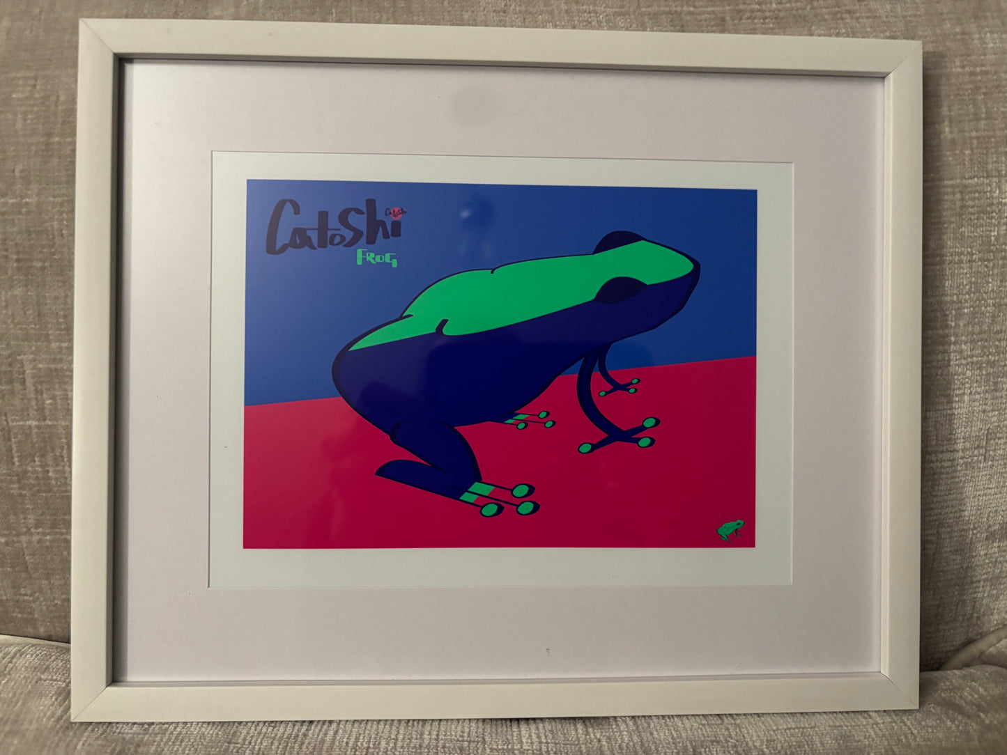 Frog Catoshi Pastel Print - unframed glossy