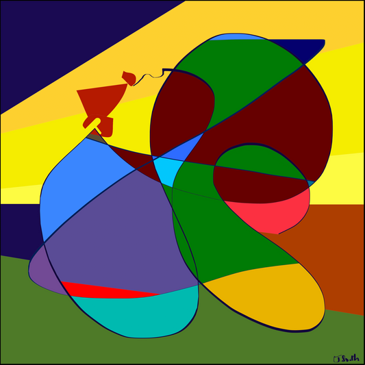 Listen Giclee print - unframed glossy
